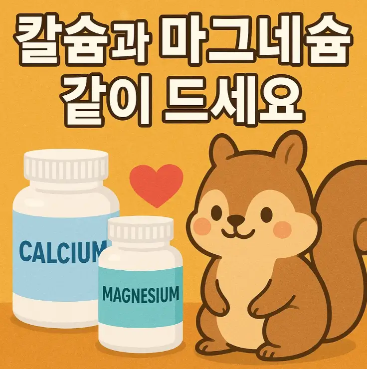 칼슘과 마그네슘 같이 먹어야 하는 이유