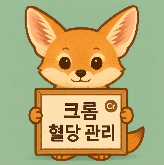 크롬이 혈당 관리에 중요한 이유