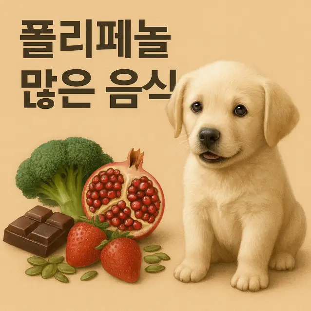 폴리페놀 많은 음식 (+항산화 성분 쉽게 챙기는 식단)
